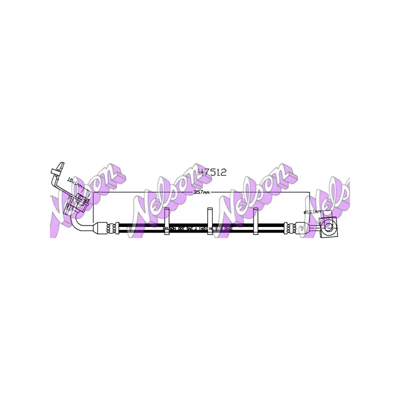 Flexible de frein KAWE H7512