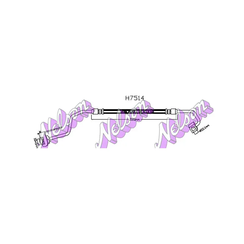 Flexible de frein KAWE H7514