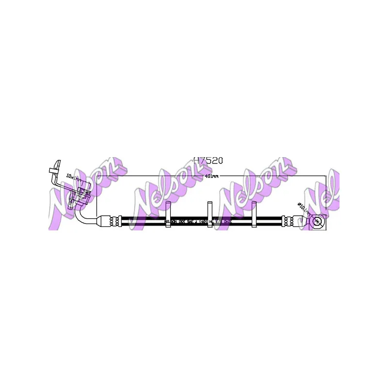Flexible de frein KAWE H7520
