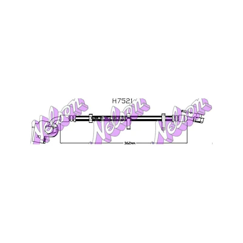 Flexible de frein KAWE H7521