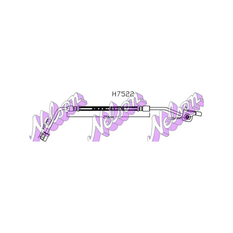 Flexible de frein KAWE H7522