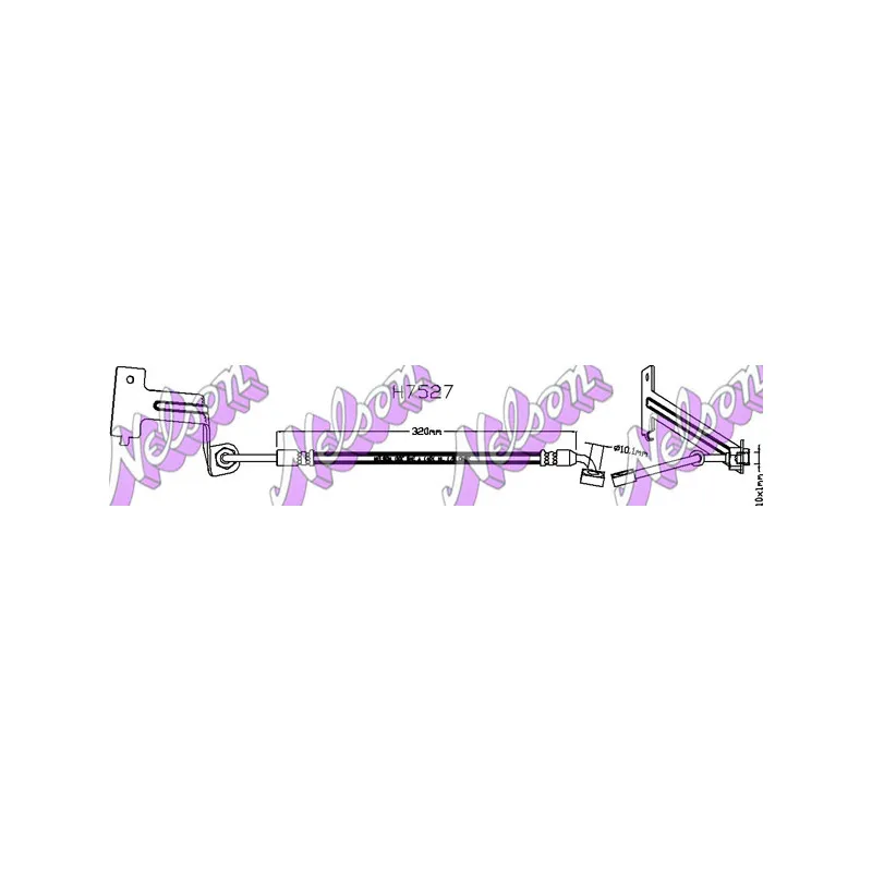 Flexible de frein KAWE H7527