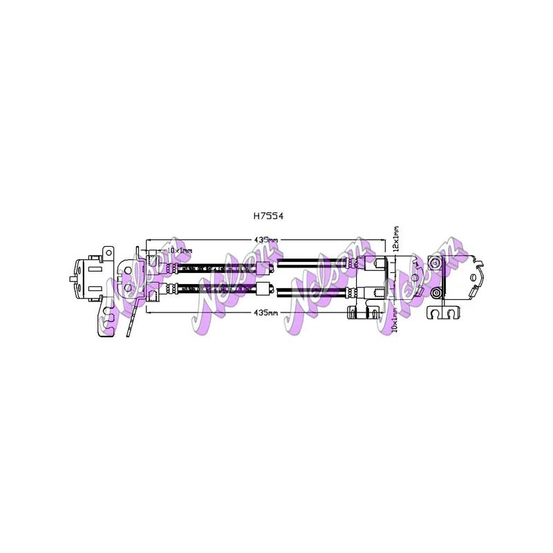 Flexible de frein KAWE H7554