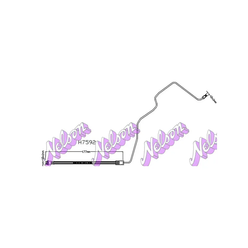 Flexible de frein KAWE H7592