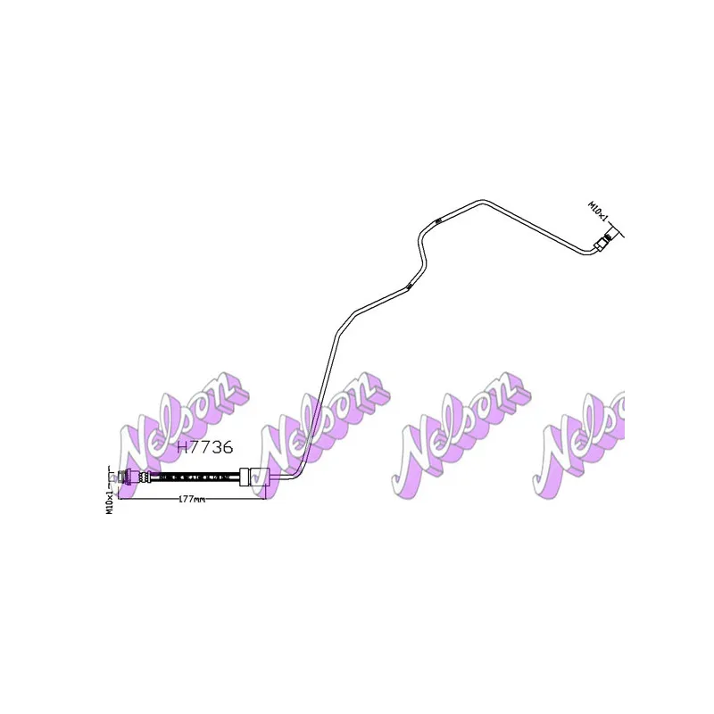 Flexible de frein KAWE H7736