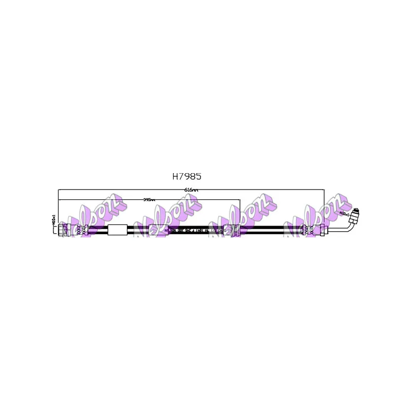 Flexible de frein KAWE H7985