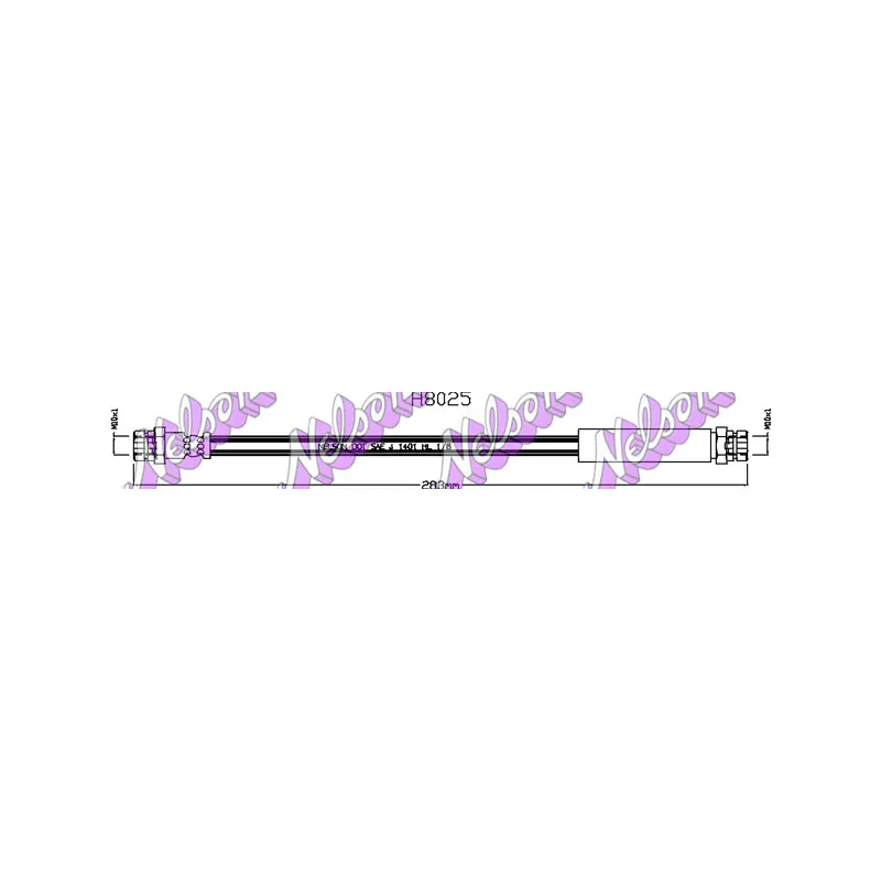 Flexible de frein KAWE H8025