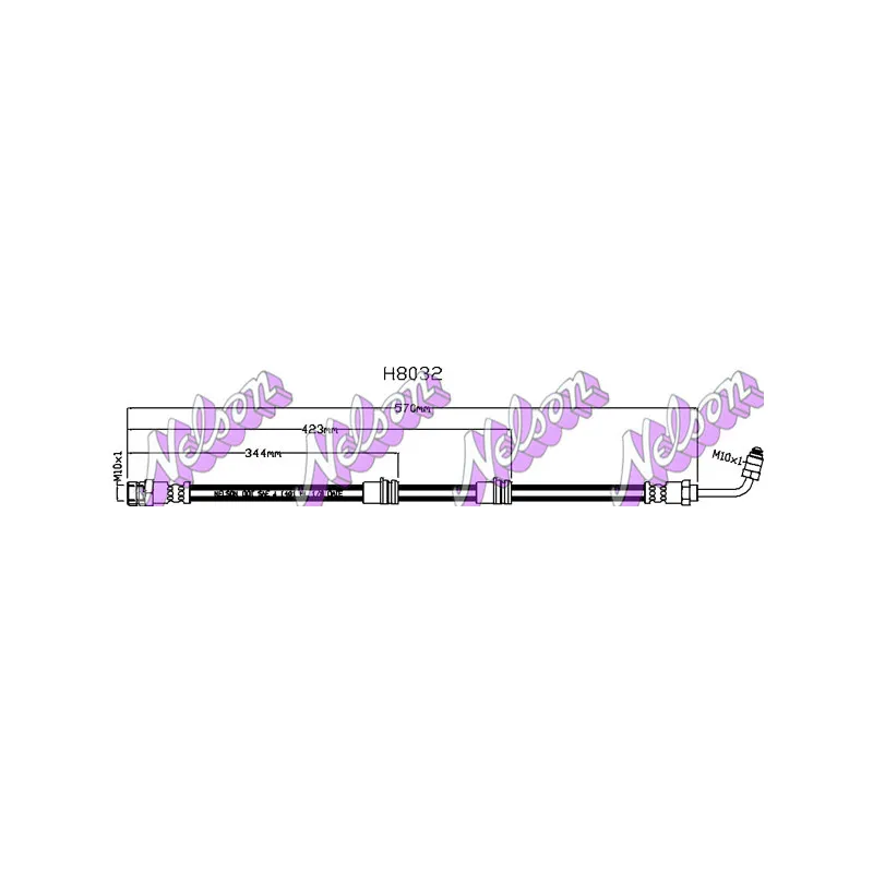 Flexible de frein KAWE H8032