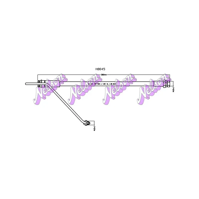 Flexible de frein KAWE H8045