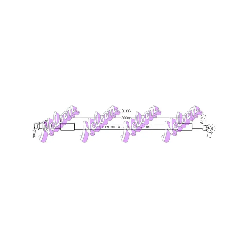 Flexible de frein KAWE H8106