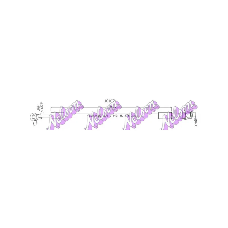 Flexible de frein KAWE H8107