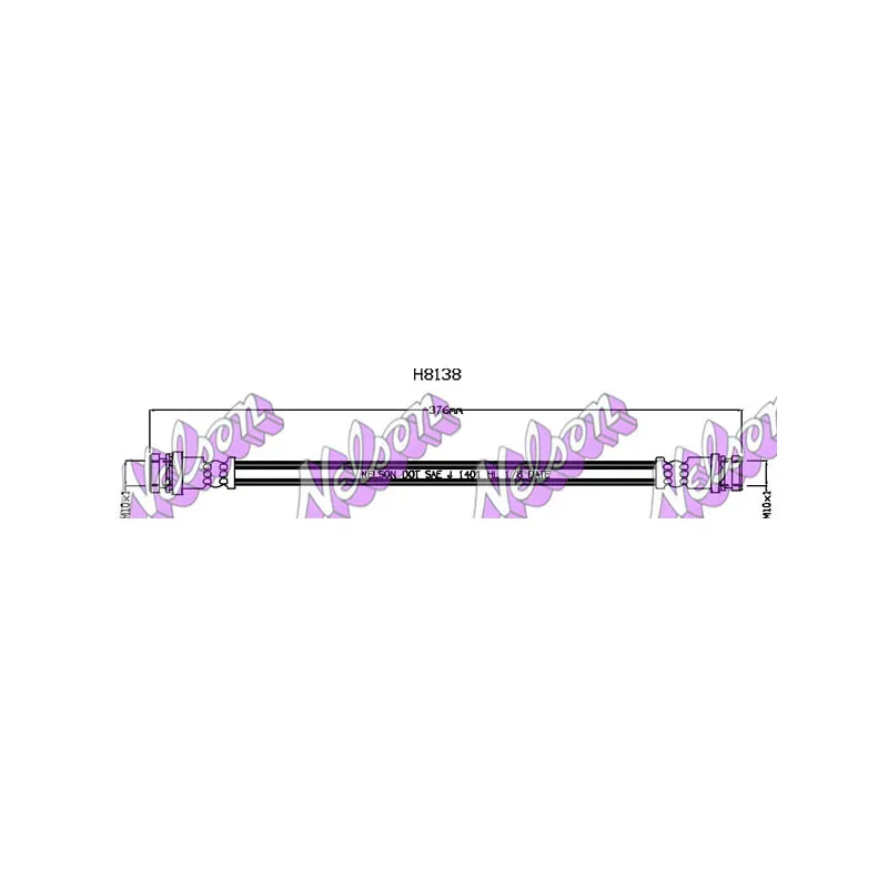 Flexible de frein KAWE H8138