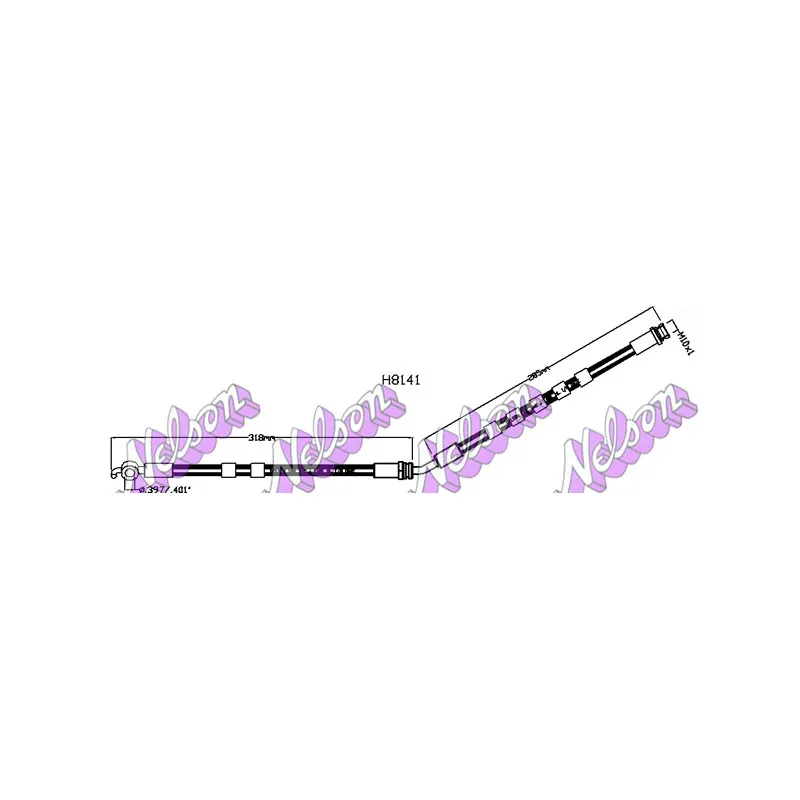 Flexible de frein KAWE H8141