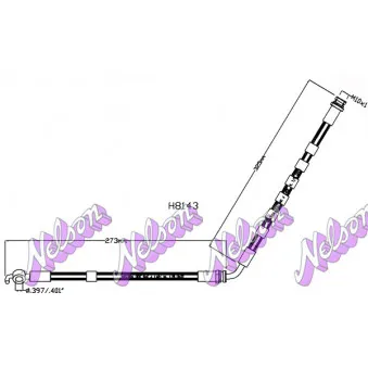 Flexible de frein KAWE