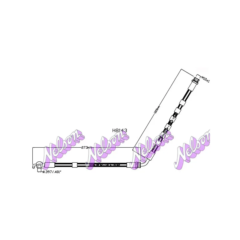 Flexible de frein KAWE H8143