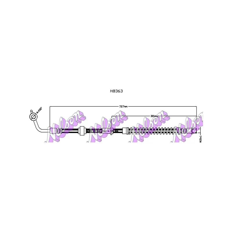 Flexible de frein KAWE H8363