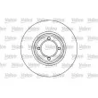 Jeu de 2 disques de frein avant VALEO 186202 - Visuel 2