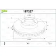 Jeu de 2 disques de frein avant VALEO 197327 - Visuel 1