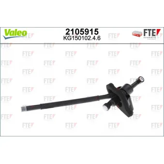 Cylindre émetteur, embrayage VALEO 2105915