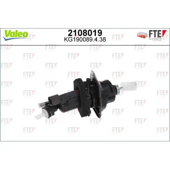 Cylindre émetteur, embrayage VALEO 2108019