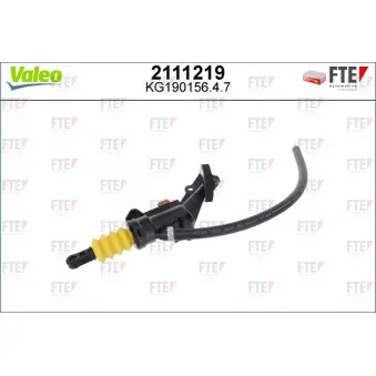Cylindre émetteur, embrayage VALEO 2111219