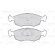 Jeu de 4 plaquettes de frein avant VALEO 301335 - Visuel 2