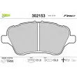 Jeu de 4 plaquettes de frein avant VALEO 302153 - Visuel 1