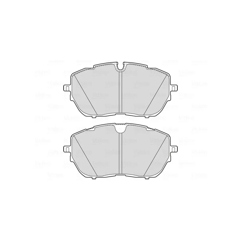 Jeu de 4 plaquettes de frein avant VALEO 302205