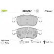 Jeu de 4 plaquettes de frein avant VALEO 302207 - Visuel 1