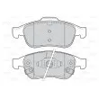 Jeu de 4 plaquettes de frein avant VALEO 302207 - Visuel 2