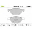 Jeu de 4 plaquettes de frein avant VALEO 302275 - Visuel 1