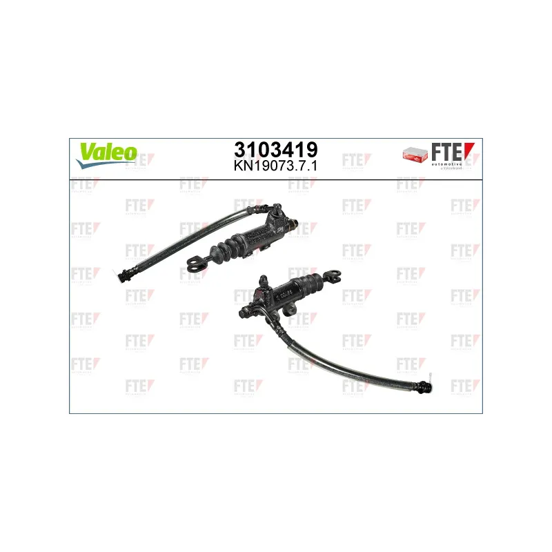 Cylindre récepteur, embrayage VALEO 3103419