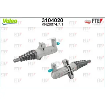 Cylindre récepteur, embrayage VALEO 3104020