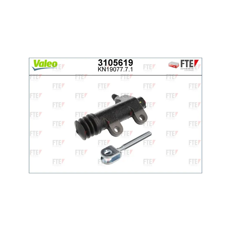 Cylindre récepteur, embrayage VALEO 3105619