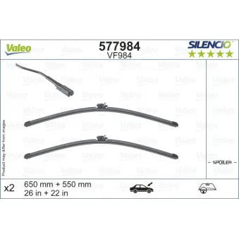 Kit balais d'essuie-glace VALEO 577984