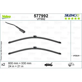Kit balais d'essuie-glace VALEO 577992