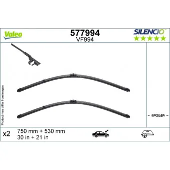 Kit balais d'essuie-glace VALEO 577994