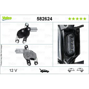 Moteur d'essuie-glace VALEO 582624