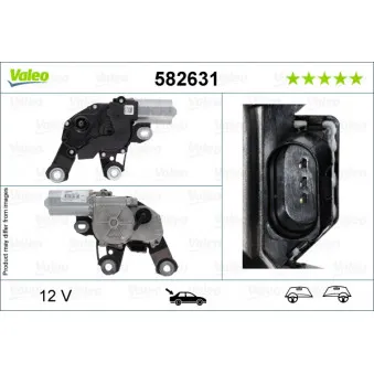 Moteur d'essuie-glace VALEO 582631