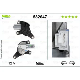 Moteur d'essuie-glace VALEO 582647