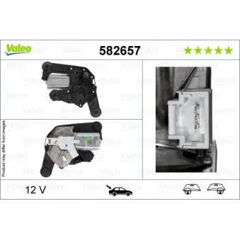 Moteur d'essuie-glace VALEO 582657
