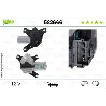 Moteur d'essuie-glace VALEO 582666