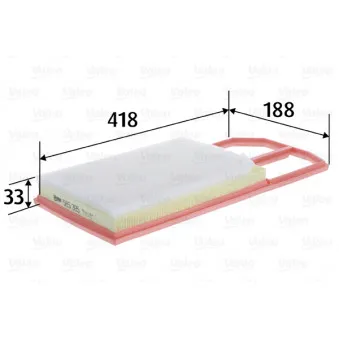 Filtre à air VALEO 585395