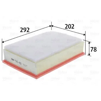Filtre à air VALEO 585419