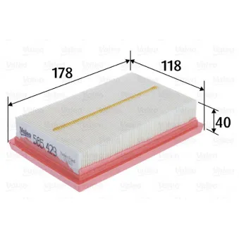 Filtre à air VALEO 585429