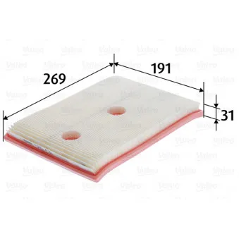 Filtre à air VALEO 585431