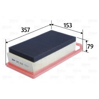 Filtre à air VALEO 585434