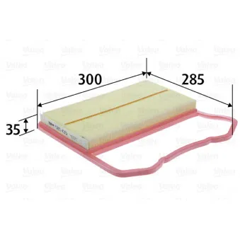 Filtre à air VALEO 585435