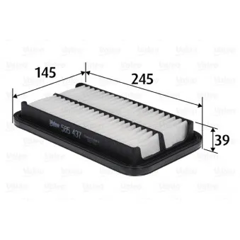 Filtre à air VALEO 585437