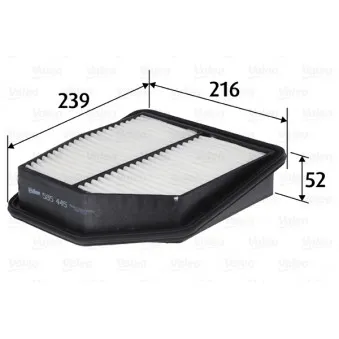Filtre à air VALEO 585445